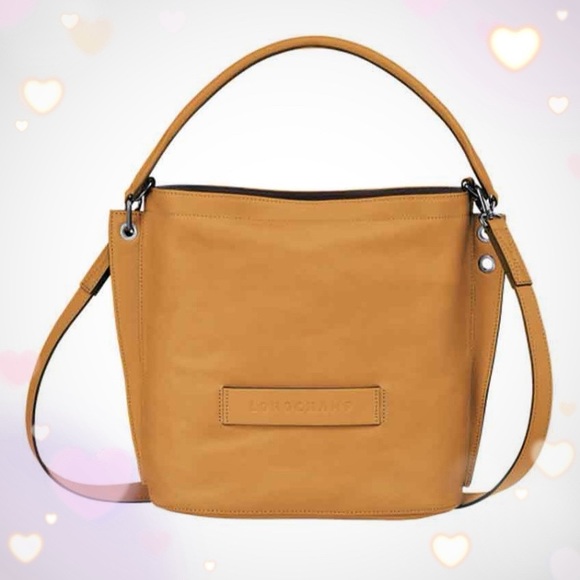 🌸EUC🌸 Longchamp 3D Hobo Crossbody Bag in Saffron
